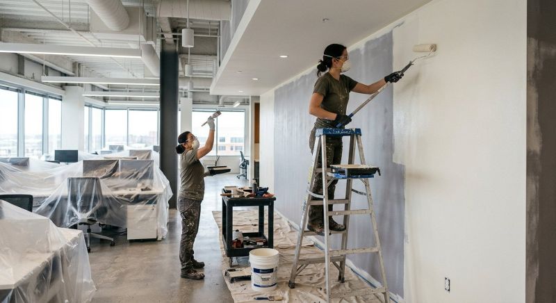 Commercial Painting project example
